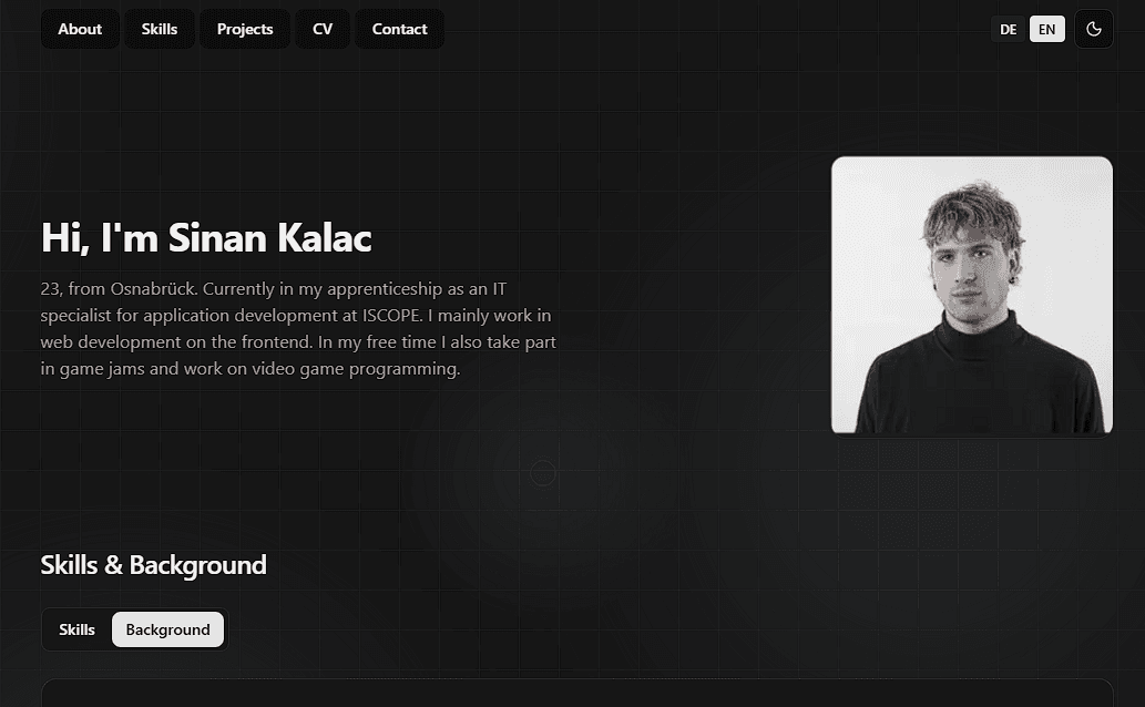 Portfolio (skalacdev) – Projektbild 1